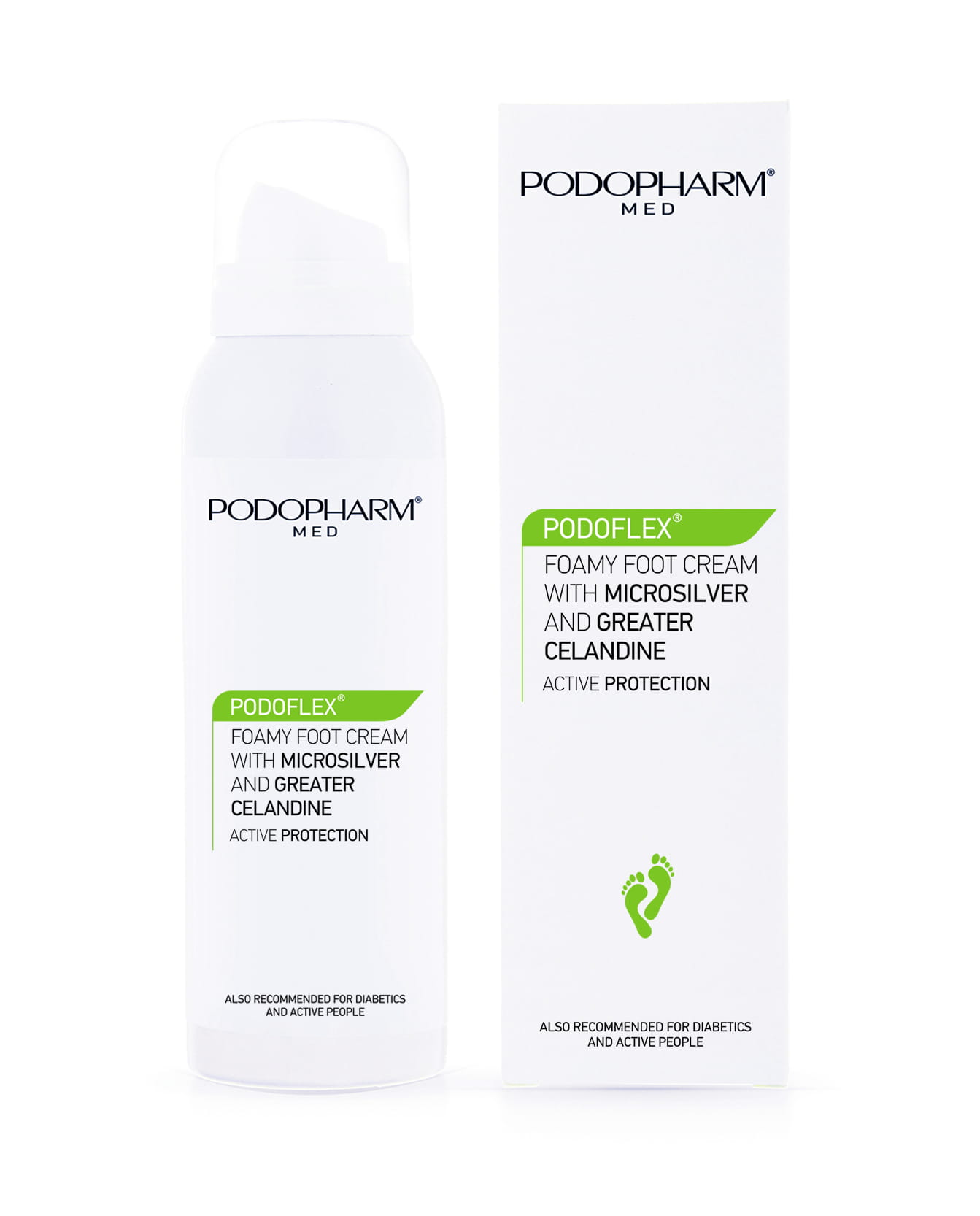 Crema spuma pentru picioare cu microsilver și celandine PODOPHARM MED Podoflex® PM08, 125ml 1 Crema spuma pentru picioare cu microsilver și celandine PODOPHARM MED Podoflex® PM08, 125ml