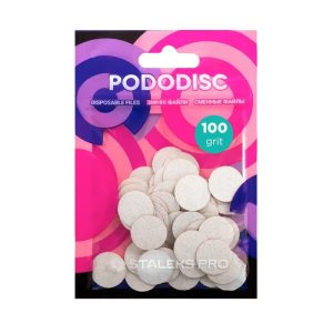 Rezerve disc pedichiura, PODODISC Staleks Pro S-15mm, granulatie 100, PDF-15-100