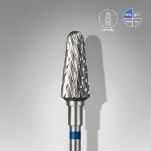 Capat freza/bit carbid con rotunjit albastru Staleks Pro Expert 6mm/14mm FT70B060/14 Capat freza/bit carbid con rotunjit albastru Staleks Pro Expert 6mm/14mm FT90B060/14