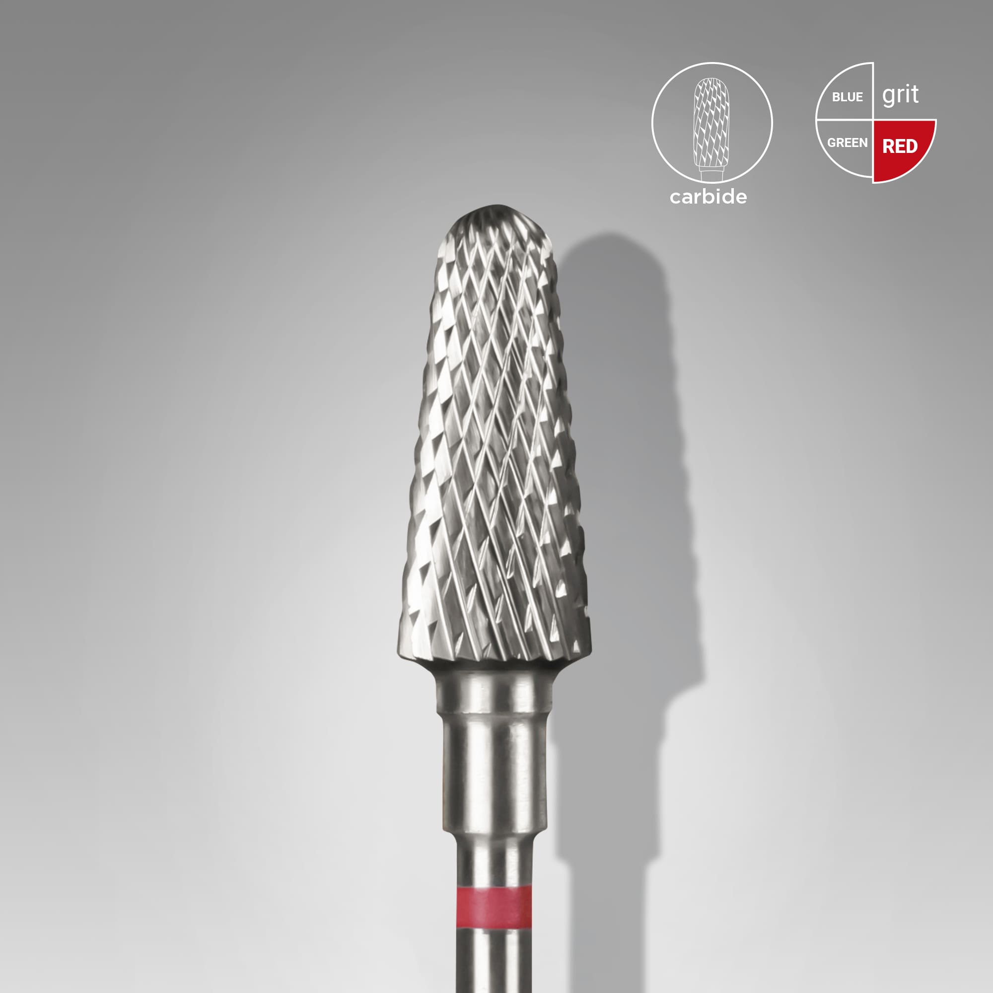 Capat freza/bit carbid con rotunjit rosu Staleks Pro Expert 6mm/14mm FT70R060/14 1 Capat freza/bit carbid con rotunjit rosu Staleks Pro Expert 6mm/14mm FT70R060/14